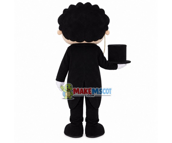 Professional Old Housekeeper Mascot Costume Professional Old Housekeeper Mascot Costume