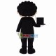 Professional Old Housekeeper Mascot Costume Professional Old Housekeeper Mascot Costume
