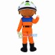 Rock Climbing Boy In Windbreaker Mascot Costume Rock Climbing Boy In Windbreaker Mascot Costume