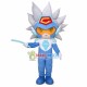 Explosive Hair Future Warrior Mascot Cartoon Costume Explosive Hair Future Warrior Mascot Cartoon Costume