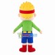 The Energetic Blond Grandpa Mascot Costume The Energetic Blond Grandpa Mascot Costume