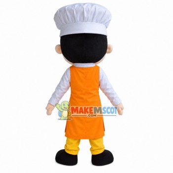 Young Chef of Chinese Restaurant Mascot Costume