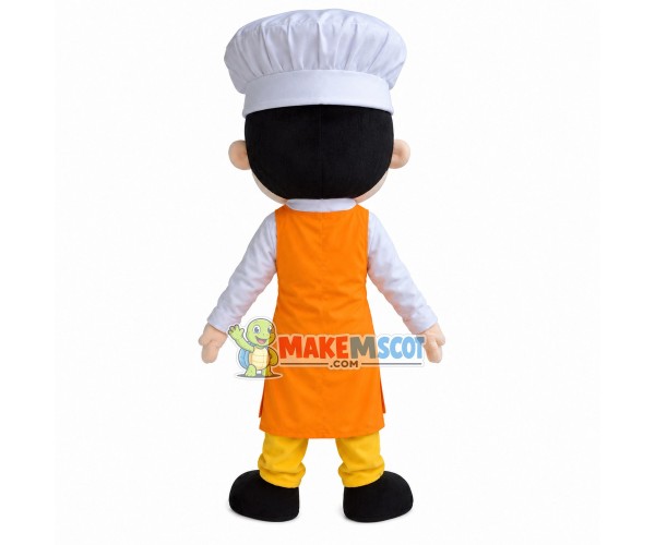 Young Chef of Chinese Restaurant Mascot Costume