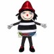 Evil Elf With Round Body Mascot Costume Evil Elf With Round Body Mascot Costume