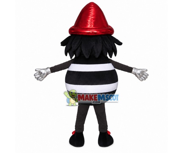 Evil Elf With Round Body Mascot Costume Evil Elf With Round Body Mascot Costume