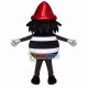 Evil Elf With Round Body Mascot Costume Evil Elf With Round Body Mascot Costume