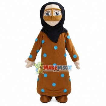 Arab Woman Wrapped All Over Mascot Costume
