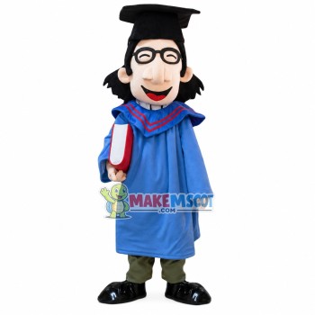 Graduate Doctoral Student Holding Dictionary Mascot Costume