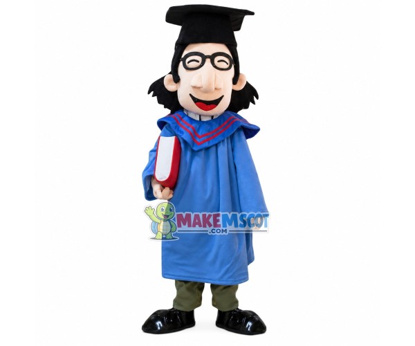 Graduate Doctoral Student Holding Dictionary Mascot Costume