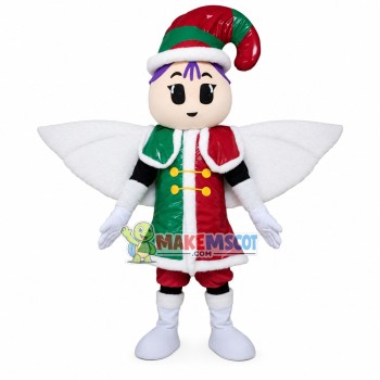 Christmas Angle Elf Mascot Costume