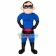 Robust Thief With Blindfold Mascot Costume Robust Thief With Blindfold Mascot Costume