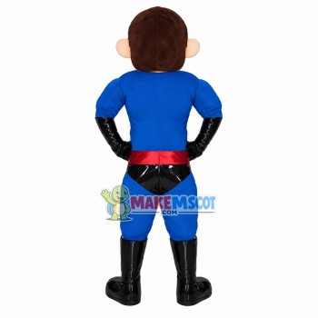 Robust Thief With Blindfold Mascot Costume Robust Thief With Blindfold Mascot Costume
