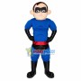 Robust Thief With Blindfold Mascot Costume