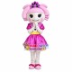 Cute Girl With Violent Short Hair Mascot Costume Cute Girl With Violent Short Hair Mascot Costume