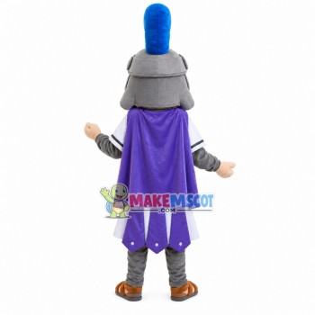 Fully Equipped Brave Soldier Mascot Costume Fully Equipped Brave Soldier Mascot Costume