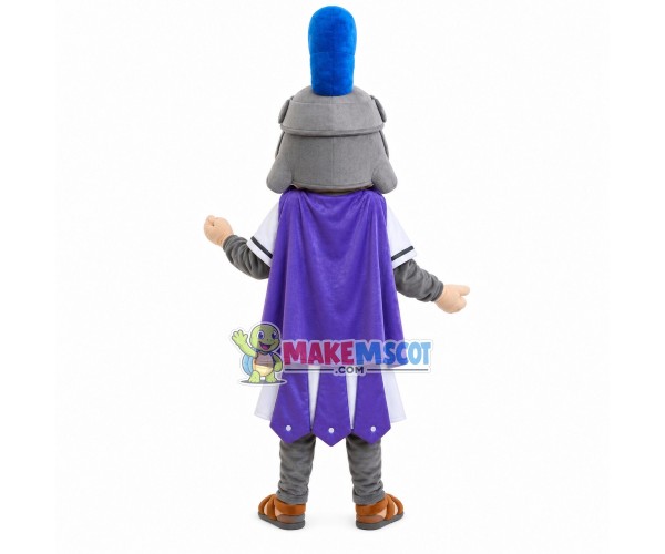 Fully Equipped Brave Soldier Mascot Costume Fully Equipped Brave Soldier Mascot Costume