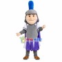Fully Equipped Brave Soldier Mascot Costume