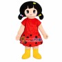 Cute Girl With Colored Hairpins Mascot Costume