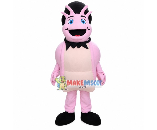 Vivid Cartoon Pink Dragon Mascot Costume Vivid Cartoon Pink Dragon Mascot Costume