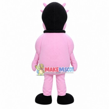 Vivid Cartoon Pink Dragon Mascot Costume Vivid Cartoon Pink Dragon Mascot Costume