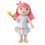 Pure Fairy With Long Pink Hair Mascot Costume