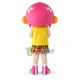 Imaginative Girl With Pink Hair Mascot Costume Imaginative Girl With Pink Hair Mascot Costume