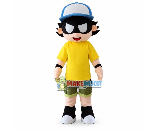 Sports Boy of The Club Mascot Costume Sports Boy of The Club Mascot Costume