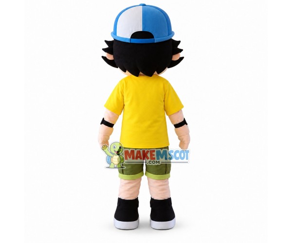Sports Boy of The Club Mascot Costume Sports Boy of The Club Mascot Costume
