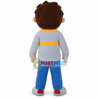 The Playful Little Boy Mascot Costume The Playful Little Boy Mascot Costume