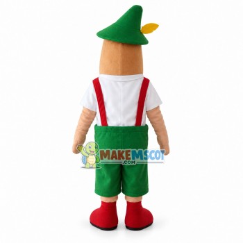 Mole In The Loose Suspenders Mascot Costume Mole In The Loose Suspenders Mascot Costume