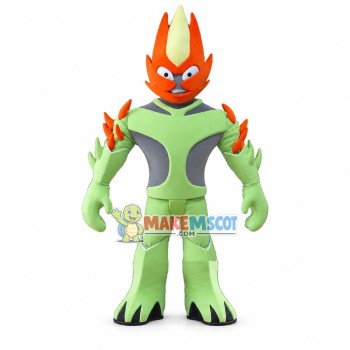 Burning Plant Swampfire Mascot Costume Burning Plant Swampfire Mascot Costume