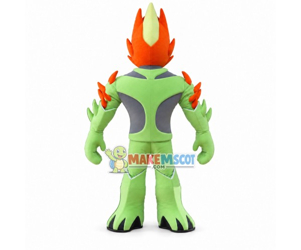 Burning Plant Swampfire Mascot Costume Burning Plant Swampfire Mascot Costume