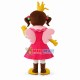 Lively Crown Girl On Stage Mascot Costume Lively Crown Girl On Stage Mascot Costume