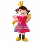 Lively Crown Girl On Stage Mascot Costume