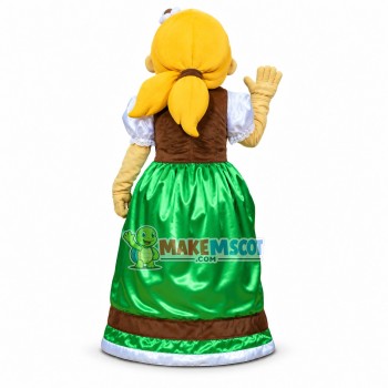 Kind Nanny With Big Breasts Mascot Costume Kind Nanny With Big Breasts Mascot Costume