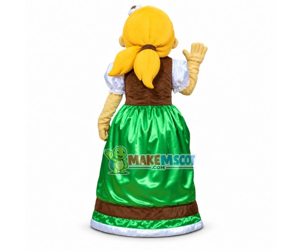 Kind Nanny With Big Breasts Mascot Costume