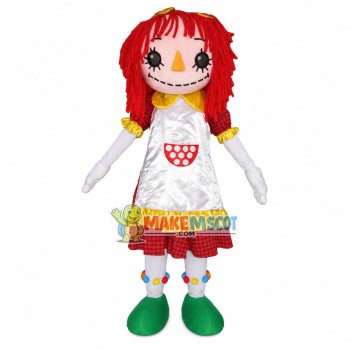 Sewn Delicate Girl Puppet Mascot Costume