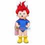 Super Fire Boy Cartoon Mascot Costume