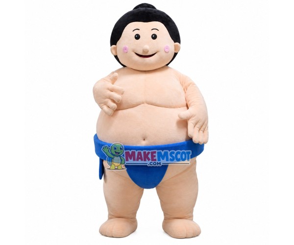 Obese Sumo Wrestler Mascot Costume Obese Sumo Wrestler Mascot Costume
