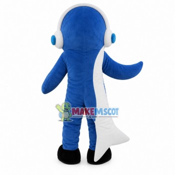 Professional Customer Service Dolphin Mascot Costume Professional Customer Service Dolphin Mascot Costume