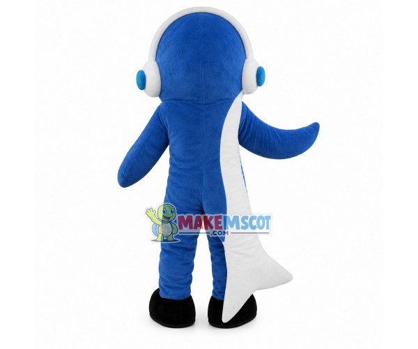 Professional Customer Service Dolphin Mascot Costume
