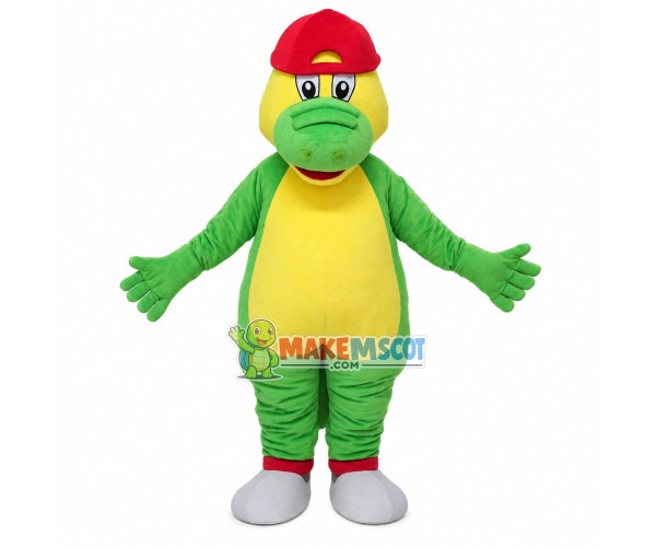 Naughty Dragon In The Cap Mascot Costume Naughty Dragon In The Cap Mascot Costume