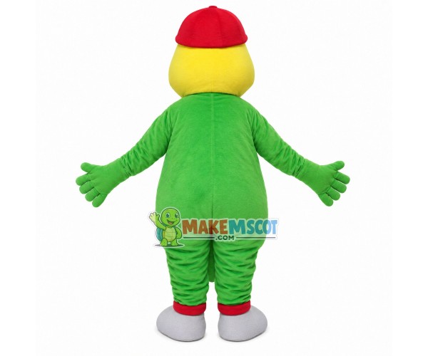 Naughty Dragon In The Cap Mascot Costume Naughty Dragon In The Cap Mascot Costume