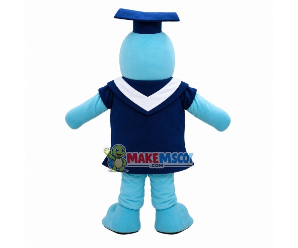 Knowledgeable Doctor Dolphin Mascot Costume Knowledgeable Doctor Dolphin Mascot Costume