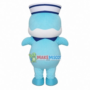 Captain Dolphin of Yacht Club Mascot Costume