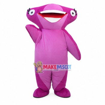 Light Color Cartoon Shark Mascot Costume Light Color Cartoon Shark Mascot Costume