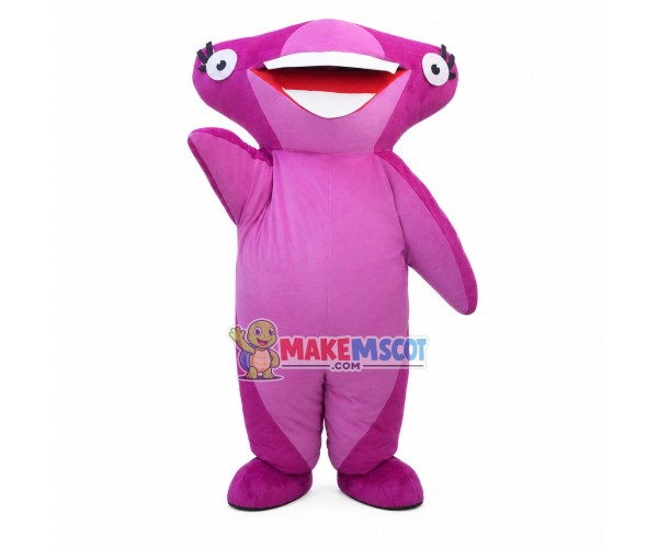 Light Color Cartoon Shark Mascot Costume Light Color Cartoon Shark Mascot Costume