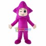 Rose Red Cartoon Starfish Doll Mascot Costume