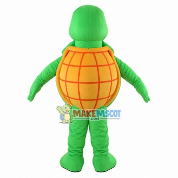 Tortoise With Round Shell Mascot Costume