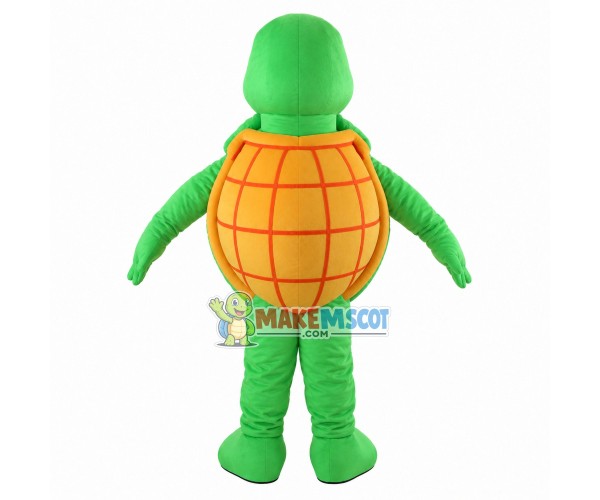 Tortoise With Round Shell Mascot Costume Tortoise With Round Shell Mascot Costume